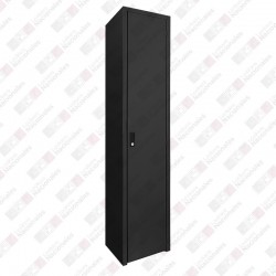 Gabinete Metálico Multiusos 5 Entrepaños 1 Puerta Negro